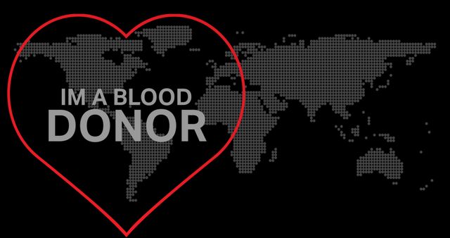 World Blood Donor Day Concept with World Map and Heart Outline - Download Free Stock Images Pikwizard.com