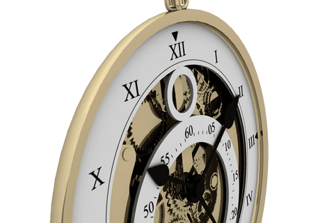 transparent pocket watch with intricate gear design - Download Free Stock Videos Pikwizard.com