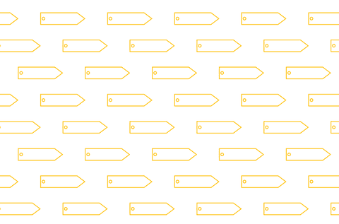 repeating transparent yellow tags vector pattern illustration - Download Free Stock Videos Pikwizard.com
