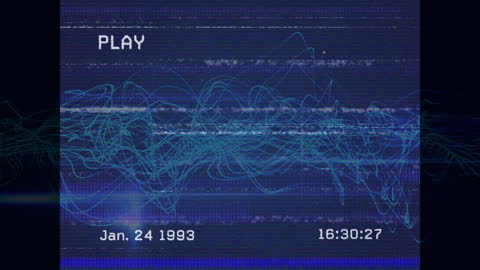 Retro Futuristic Digital Data Display with Scifi Vibes