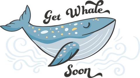 digital whale illustration with get whale soon text on transparent background - Download Free Stock Videos Pikwizard.com