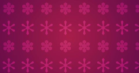 Seamless Winter Snowflake Vector on Vibrant Pink Background - Download Free Stock Images Pikwizard.com
