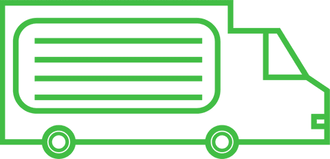 Green Outline of Truck Vector on Transparent Background - Download Free Stock Videos Pikwizard.com