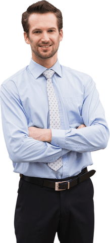 Smiling Professional Man with Transparent Background