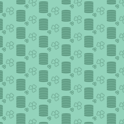 green transparent pattern with stacks and clovers vector - Download Free Stock Videos Pikwizard.com