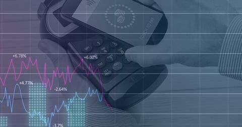 Analyzing Digital Financial Data in Real Time - Download Free Stock Images Pikwizard.com