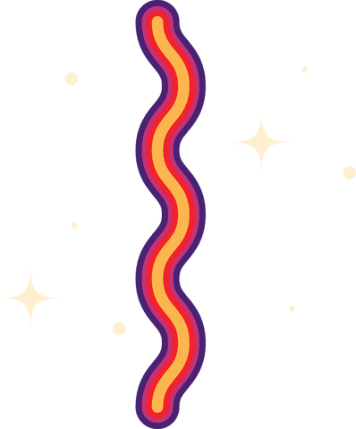 retro wavy ribbon with star sparkles on transparent background - Download Free Stock Videos Pikwizard.com