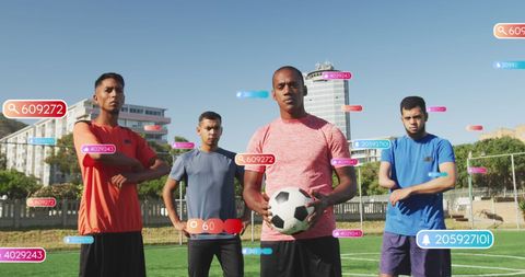 Digital Influence in Sports with Soccer Players and Social Media Icons