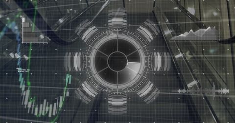 Digital Scanner Analyzing Financial Data with Global Technology Interface - Download Free Stock Images Pikwizard.com