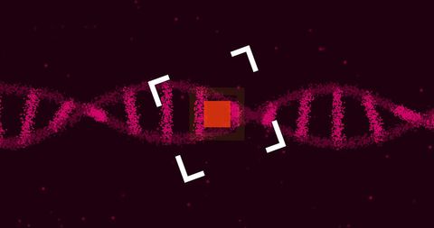 DNA Strand and Genetic Research Concept on Dark Background - Download Free Stock Images Pikwizard.com