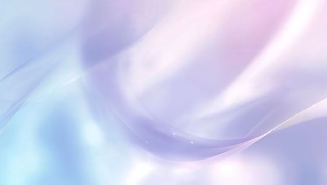 Ethereal Pastel Silk Ribbon Abstract Wallpaper with Soft Glow, Translucent Bokeh