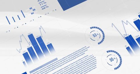 abstract data visualization and infographics interface - Download Free Stock Images Pikwizard.com