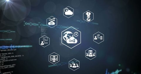 Global Business and Digital Data Processing Interface Concept - Download Free Stock Images Pikwizard.com