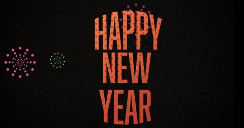Festive New Year Celebration with Colorful Fireworks - Download Free Stock Images Pikwizard.com