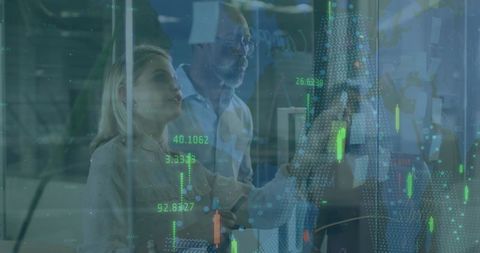 Business Professionals Analyzing Financial Data Analytics Interface - Download Free Stock Images Pikwizard.com
