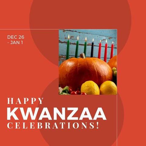 Kwanzaa Celebrations with Candles, Pumpkins, and Fruits from Pikwizard