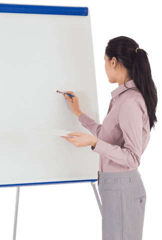 transparent businesswoman painting art on easel - Download Free Stock Videos Pikwizard.com