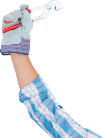 worker hand holding tongs on transparent background - Download Free Stock Videos Pikwizard.com