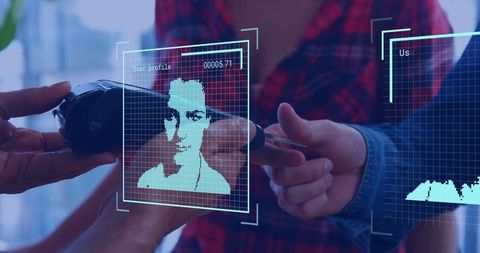 Digital Interface with Facial Recognition and Contactless Payment