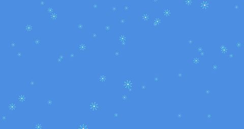 Falling Snowflakes on Blue Background for Winter Festivities - Download Free Stock Images Pikwizard.com