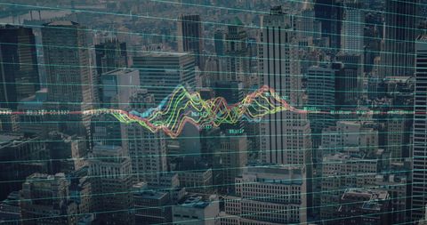 Financial Data and City Skyline Fusion for Business Growth