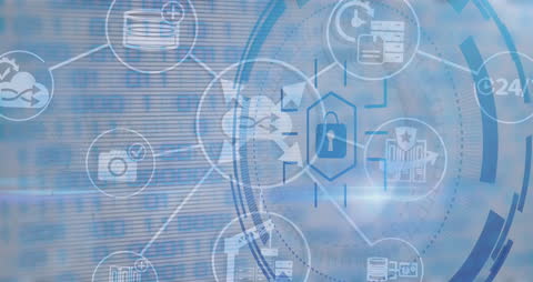 Futuristic Data Processing and Security Interface