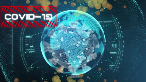 Digital COVID-19 Pandemic Data Visualization with Globe