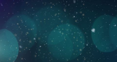 Magical Starry Night with Snowfall Abstract Effect - Download Free Stock Images Pikwizard.com
