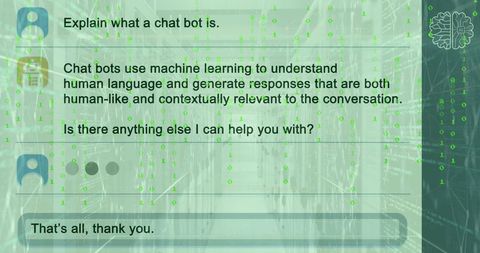 Artificial Intelligence and Chatbot Communication Concept - Download Free Stock Images Pikwizard.com