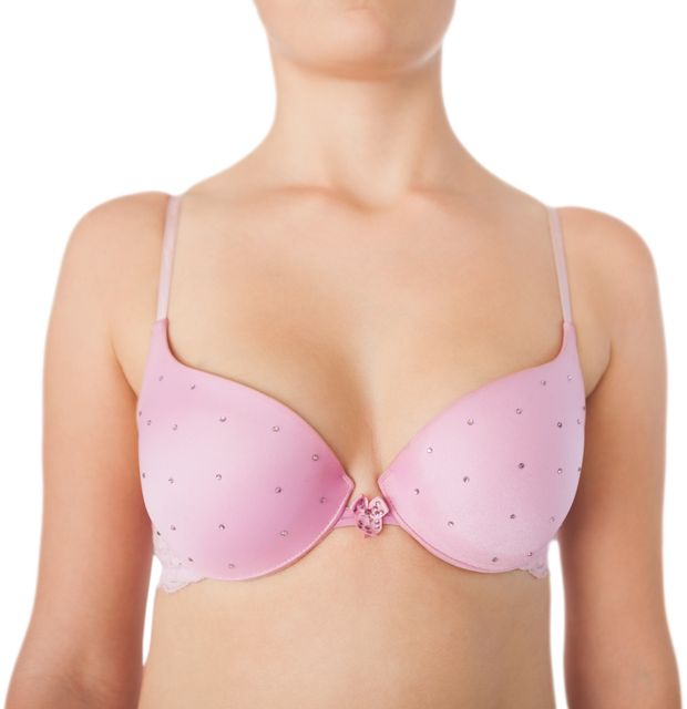 Midsection of Woman Wearing Pink Bra for Breast Cancer Awareness on Transparent Background - Download Free Stock Videos Pikwizard.com