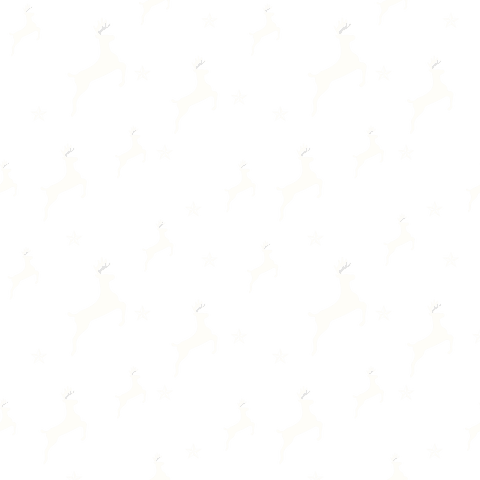 Transparent pattern of deer and stars on black background