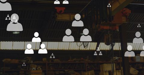 Digital Evolution in Industrial Warehouse Concept