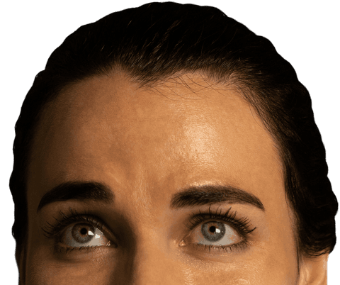 close-up of woman's eyes with detailed expression in transparent background - Download Free Stock Videos Pikwizard.com
