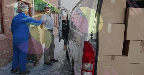 Efficient global shipping and delivery workflow in action