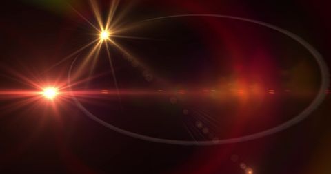 Abstract Vibrant Lens Flare with Red and Orange Light Spots - Download Free Stock Images Pikwizard.com
