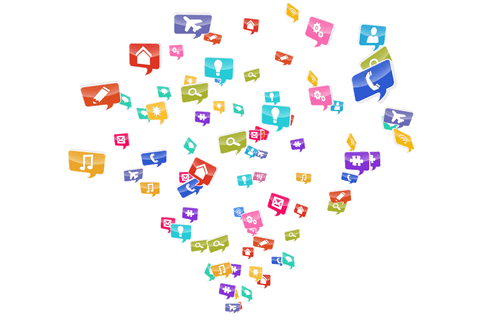 Colorful Computer Icons Overlay with Transparent Background - Download Free Stock Videos Pikwizard.com