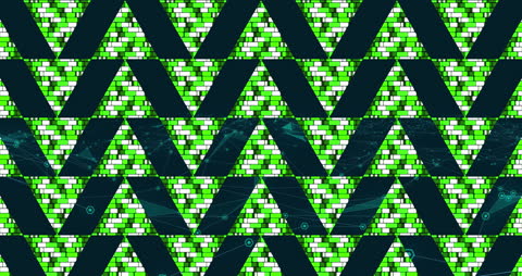 Digital Animation with Text Over Globe and Network Connections