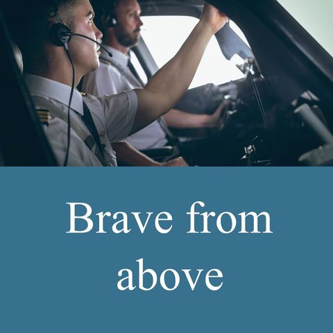 professional pilots cockpit view planning flight operations - Download Free Stock Templates Pikwizard.com