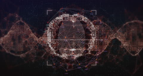 Futuristic Animation of Brain and DNA with Data Connections