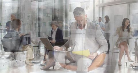 Modern Businessman Analyzing with Double Exposure Technique - Download Free Stock Images Pikwizard.com