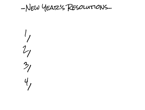 new year's resolutions black png text transparent background - Download Free Stock Videos Pikwizard.com