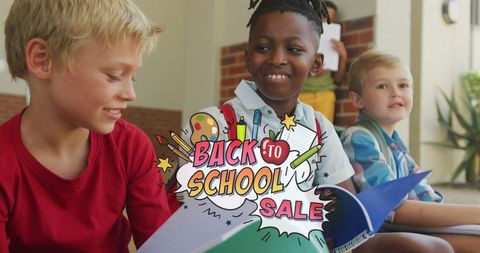 Joyful Kids Enjoying Back to School Season