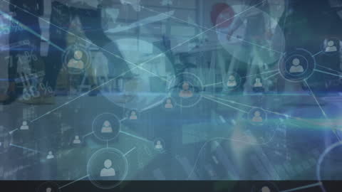 Global Business Network Technology Concept