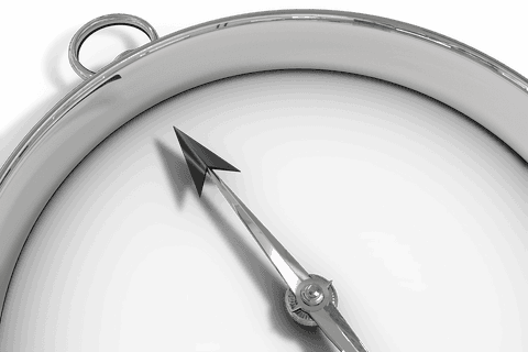 sleek metal compass needle on transparent background - Download Free Stock Videos Pikwizard.com