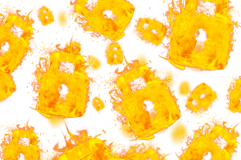 burning padlocks on transparent background illustration - Download Free Stock Videos Pikwizard.com