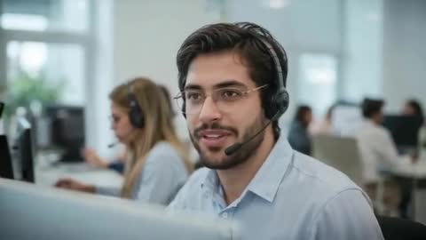 Efficient Call Center Agent Using Headset for Customer Support