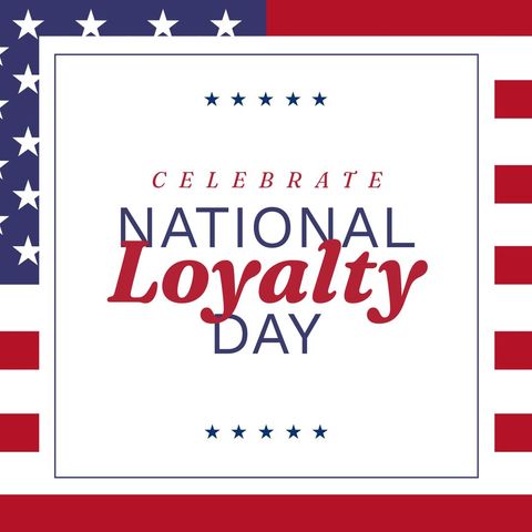 National Loyalty Day Celebration with American Flag Theme - Download Free Stock Templates Pikwizard.com