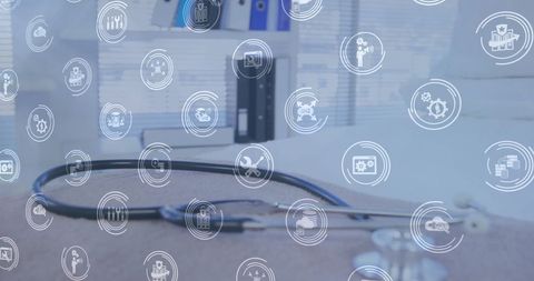 Digital Technology Integration in Healthcare Office Environment - Download Free Stock Images Pikwizard.com