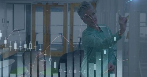 Businesswoman Analyzing Finance Graphs in Modern Office - Download Free Stock Images Pikwizard.com
