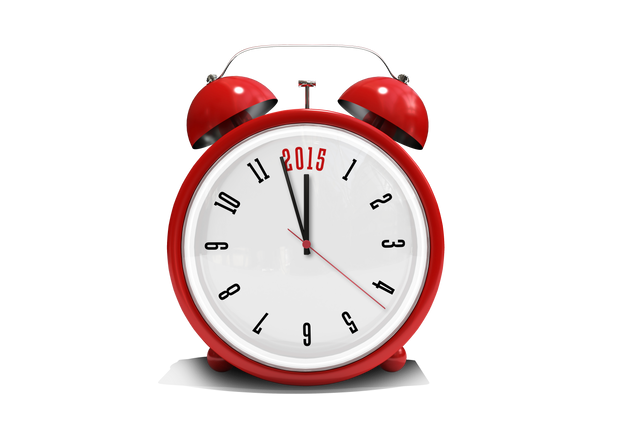 2015 Transparent Red Alarm Clock, Isolated - Download Free Stock Videos Pikwizard.com